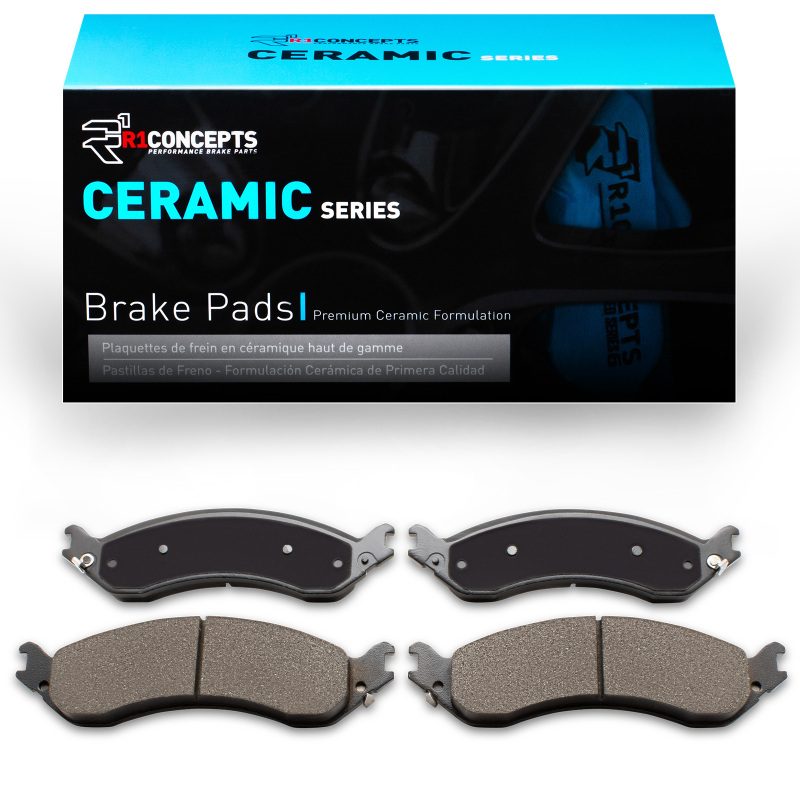 GMC Savana 2500 Ceramic Brake Pads - Rear - R1 Concepts - `21-`26